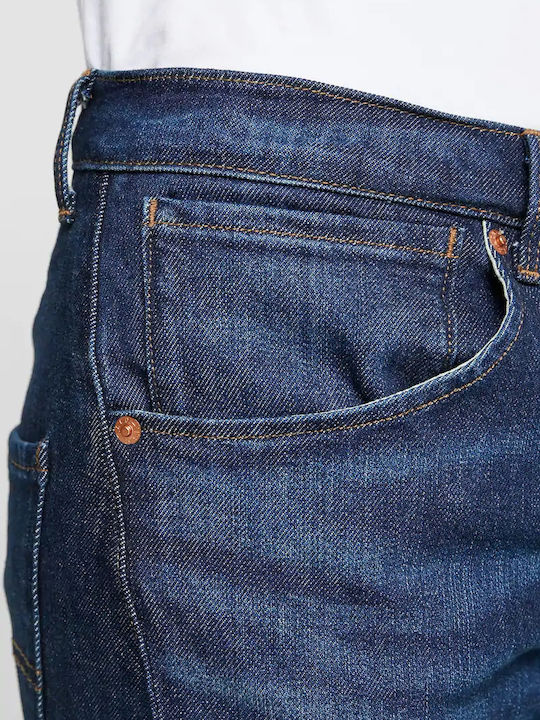 512 Men's Jeans Pants Elastic with Slim Tapered Fit Navy Blue