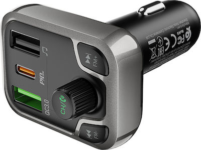 Borofone FM Transmitter Αυτοκινήτου με Bluetooth / USB