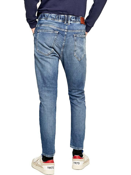 Pepe Jeans Johnson Ανδρικό Παντελόνι Τζιν με Loose Εφαρμογή Μπλε