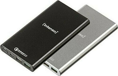 Intenso Q10000 Power Bank 10000mAh με 2 Θύρες USB-A Quick Charge 3.0 Μαύρο