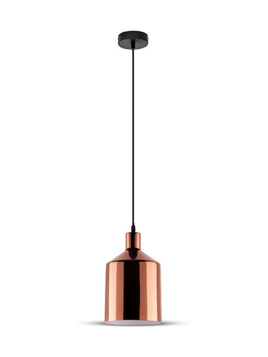 V-TAC Pendant Light Rose Gold with Socket E27 17cm
