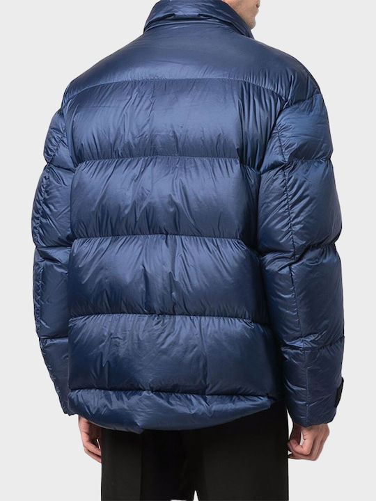 Emporio Armani Ανδρικό Χειμωνιάτικο Μπουφάν Puffer Navy Μπλε