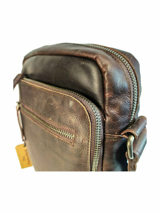 Dessau Leather Men's Bag Shoulder / Crossbody Brown