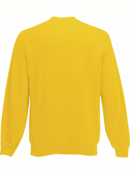 Fruit of the Loom Classic Set-In Ανδρικό Διαφημιστικό Φούτερ Sunflower