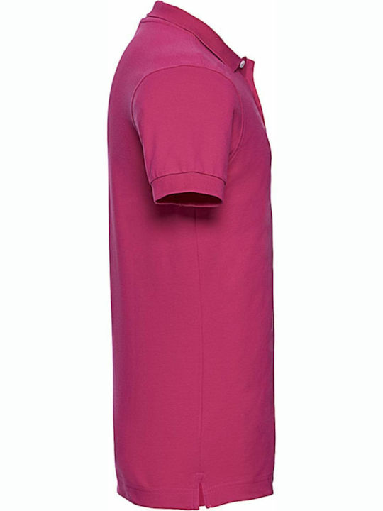 Russell Europe Men's Short Sleeve Promotional T-Shirt Fuchsia