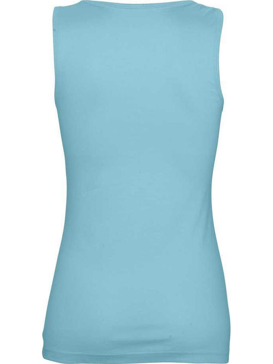 Sol's Jane Women's Sleeveless Promotional Blouse Atoll Blue