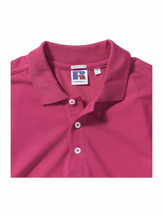 Russell Europe Men's Short Sleeve Promotional T-Shirt Fuchsia