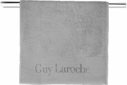 Guy Laroche Σετ Πετσέτες Μπάνιου 3τμχ Futura Silver Βάρους 500gr/m²