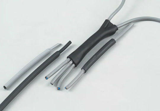 SAS Heat-Shrink Tubing with Internal Adhesive and Shrinkage Ratio 3:1 9mm Black AK-TH-038