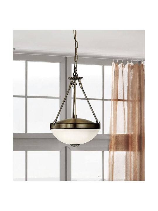 Eglo Bruniert Lustră Bronz cu Dulie E27 31cm.