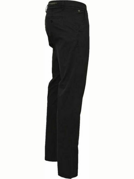 Staff Culton Herrenhose Chino Elastisch in Slim Passform Schwarz