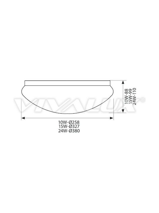 Vivalux Chiara Deckenleuchte LED Vivalux Chiara Deckenleuchte LED