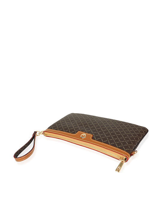 151006-1BJ Women's Clutch Brown 171-151006-1BJ
