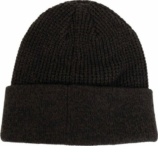 Stockholf Beanie Ανδρικός Σκούφος με Rib Πλέξη σε Χακί χρώμα