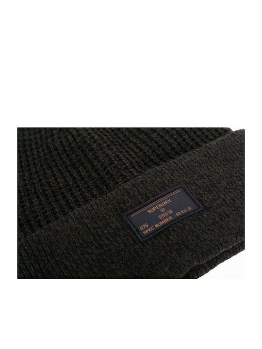 Stockholf Beanie Căciulă Pentru Bărbați cu Tricotat Coastă în Culoare Kaki