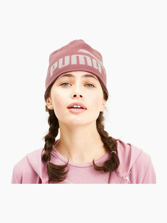 Beanie Γυναικείος Σκούφος Πλεκτός σε Ροζ χρώμα