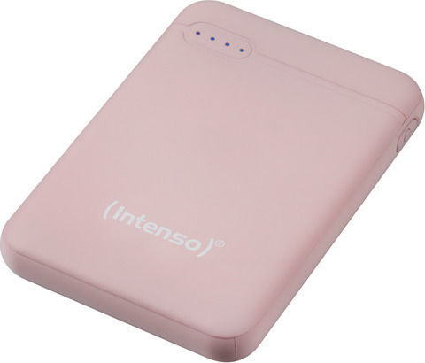 Intenso XS10000 Power Bank 10000mAh με Θύρα USB-A και Θύρα USB-C Ροζ