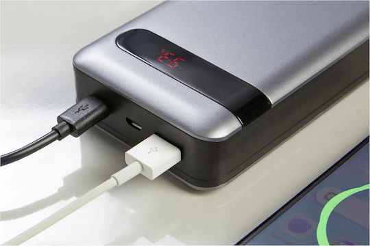 Intenso PD20000 Power Bank 20000mAh με Θύρα USB-A και Θύρα USB-C Quick Charge 3.0 / Power Delivery Γκρι