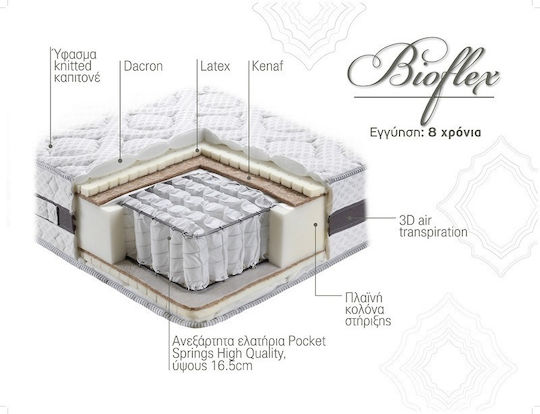 Linea Strom Bioflex Куинсайз Анатомичен Матрак Латекс 160x200x25см