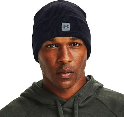Ribbed Beanie Cap Black