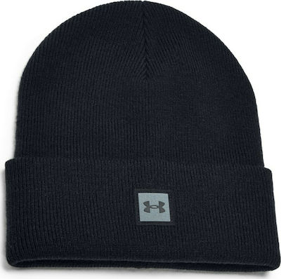 Ribbed Beanie Cap Black