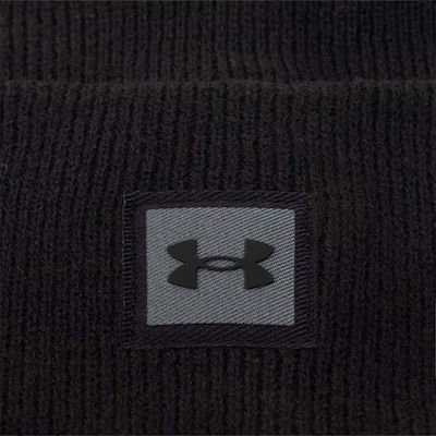 Ribbed Beanie Cap Black
