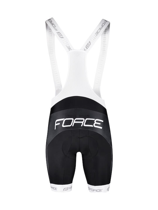 Force Team 18 Men's Cycling Pants with Braces Black Force Team 18 Men's Cycling Pants with Braces Black