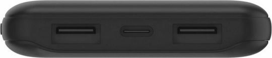 Belkin Boost Charge 10K Power Bank 10000mAh 15W με 2 Θύρες USB-A και Θύρα USB-C Μαύρο