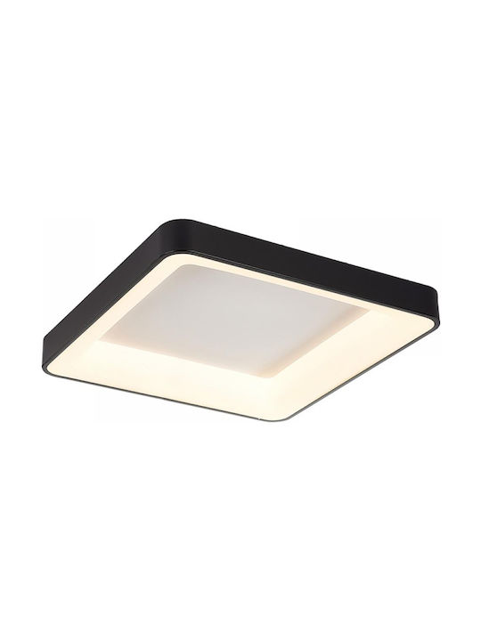 Inlight 42173A Modernă Metalică Plafonieră de tavan cu LED Integrat 56buc Negru 42173-Α