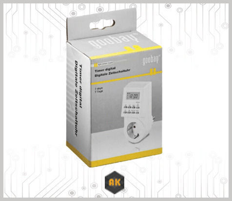 Goobay Digital Timer Socket Daily / Weekly with Random Programming Capability