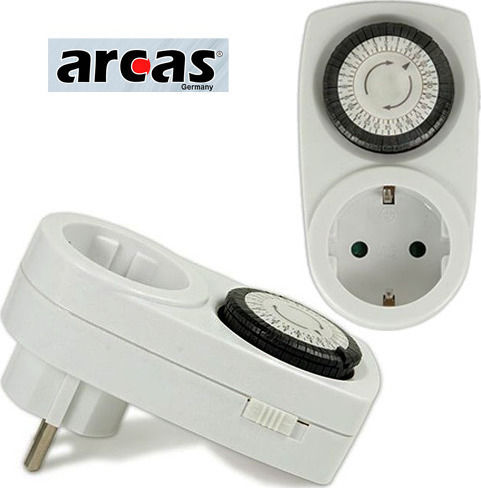 Arcas TS-MD201 Priză Programabilă Mecanică Zilnică