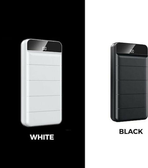 Remax RPP-141 Power Bank 30000mAh με 2 Θύρες USB-A Μαύρο