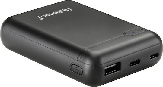 Intenso XS Power Bank 10000mAh με Θύρα USB-A και Θύρα USB-C Μαύρο