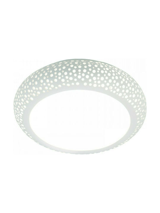 Inlight 42155Α Deckenleuchte 50cm Weiß mit Fassung E27