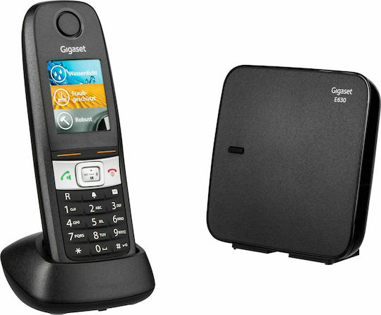 Gigaset E630 Cordless Phone with Greek Menu Black