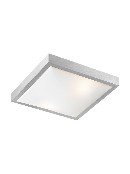 Aca Indiana Ceiling Mount Light 37.5cm Silver with Socket E27