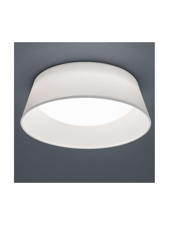 Trio Lighting Ponts Modern Fabric Ceiling Light with Integrated LED 34pcs White