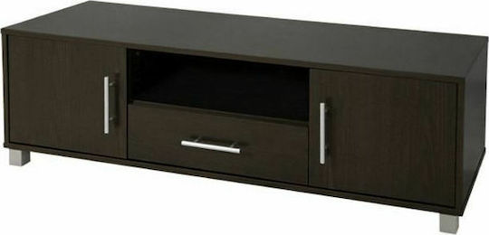TV Stand Wooden Macie Zebrano L120xW40xH39cm