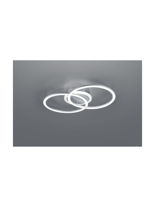 Trio Lighting Venida Таванно осветление 50бр Сив с Вграден LED