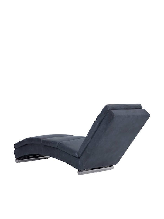Modern Recliner made of Synthetic Leather Gri L155xW51xH71buc