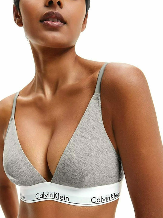 Calvin Klein Women's Bralette Bra Gray