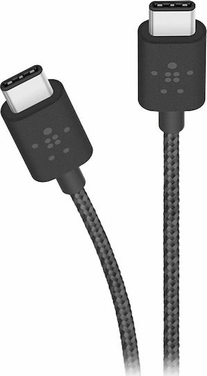 Belkin Mixit USB 2.0 Cable USB-C Male - USB-C 18W Black 1.8m