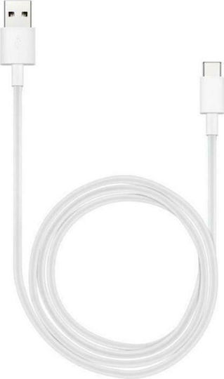 Xiaomi USB 2.0 Cable USB-C male - USB-A Λευκό 1m SJV4102TY Bulk