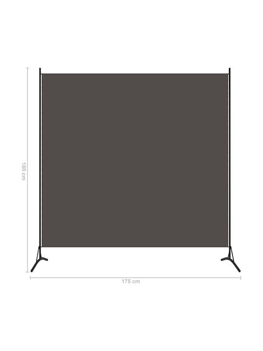 vidaXL Διακοσμητικό Παραβάν Υφασμάτινο 175x180cm