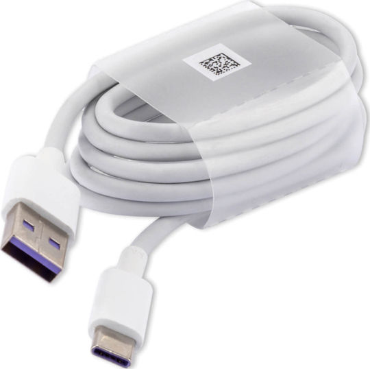 Huawei HL1289 Bulk USB 3.1 Cable USB-C male - USB-A Λευκό 1m 57099 Bulk