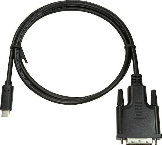 LogiLink USB 2.0 Кабел USB-C Мъжки - VGA Черен 3м UA0334