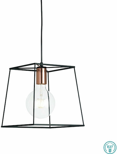 Fan Europe I-Harlem-L-S1 Hängelampe Kupfer Raster mit Fassung E27 25x20.5x120cm.