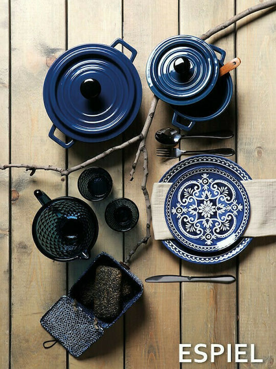 Espiel Wicker Decorative Box Blue