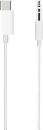 Partner Tele USB Typ-C Kabel USB 2.0 Männlich 3,5 mm Weiß 1m T100300172A