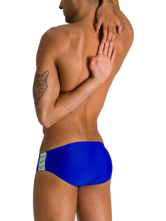 Arena Herren Badehose Slip Blau